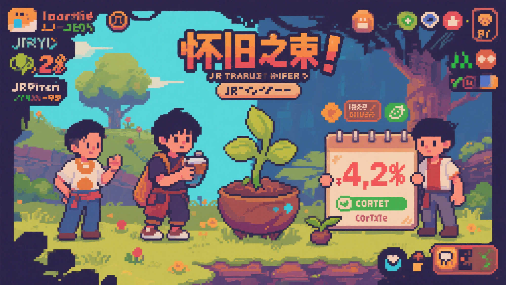 独立团队像素风JRPG《怀旧之种》众筹成功，获42万美元支持