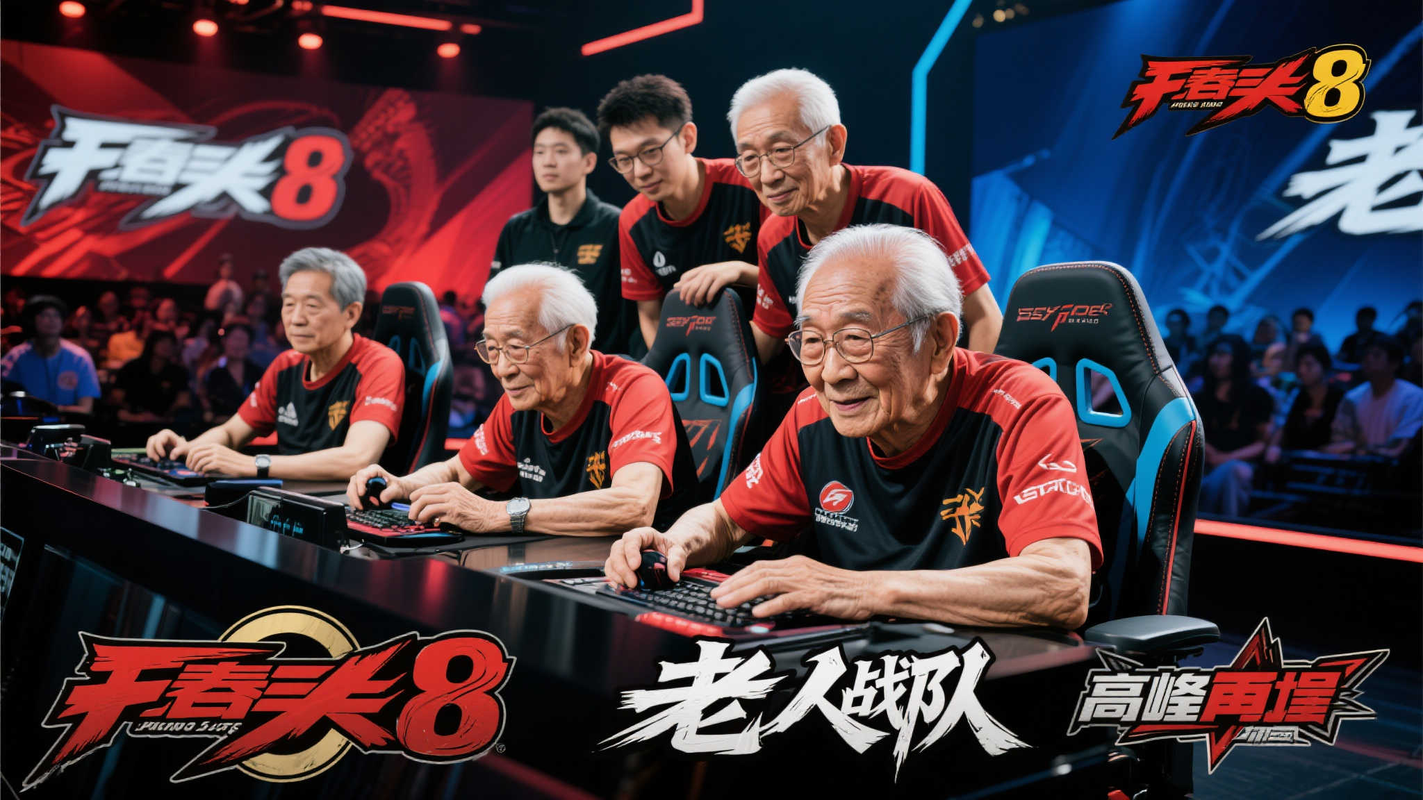 高龄玩家齐争锋!电竞长者组队开战《铁拳8》联盟赛 高龄玩家齐争锋!电竞长者组队开战《铁拳8》联盟赛