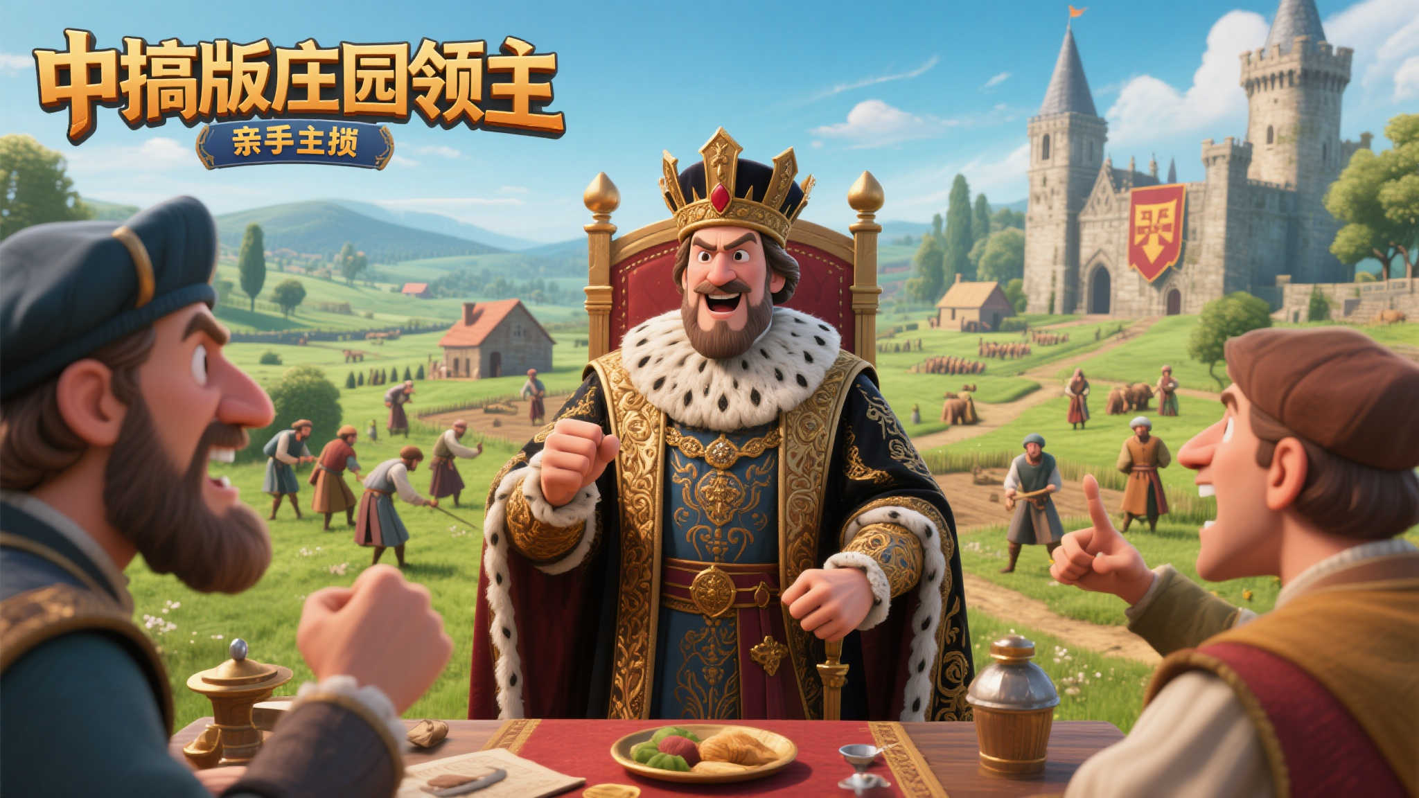 中世纪贵族体验：恶搞庄园模拟上线，农民还能挨鞭子！